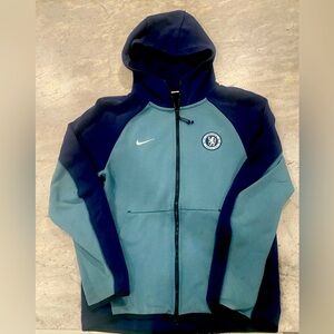 Nike full zip hoodie. Chelsea football club logo